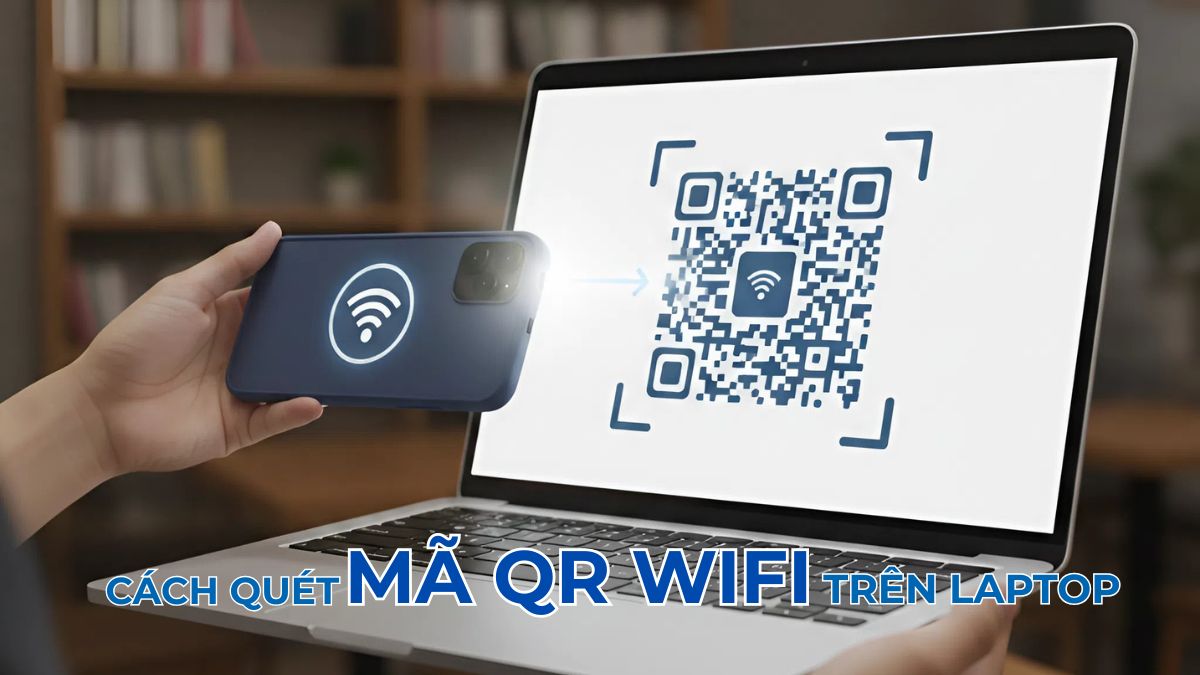 Cách quét mã QR WiFi trên laptop nhanh và đơn giản